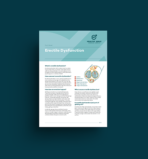 Erectile Dysfunction Fact Sheet Image Tile