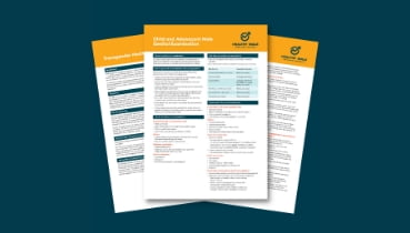 Clinical summary guides